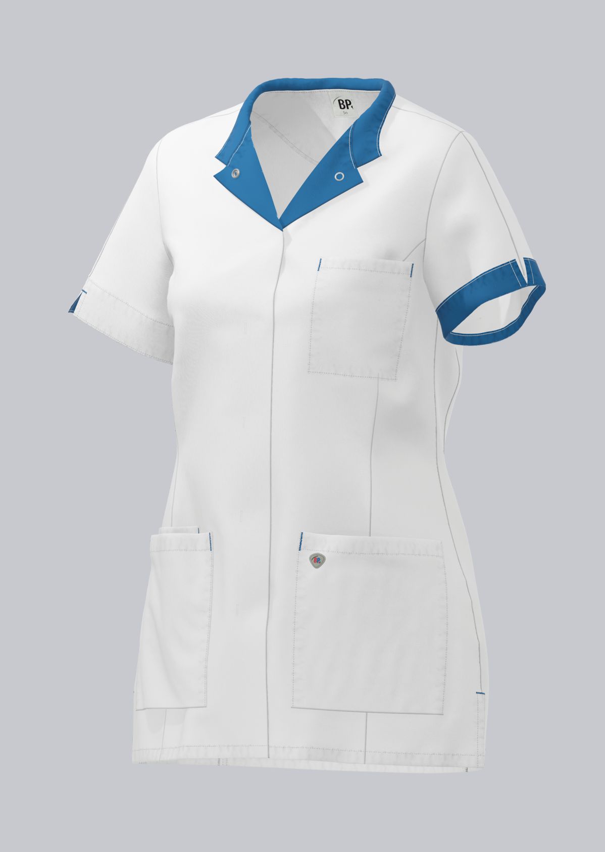 1600-485-2106_BP® Women's tunic_white/azure blue_Cover Image