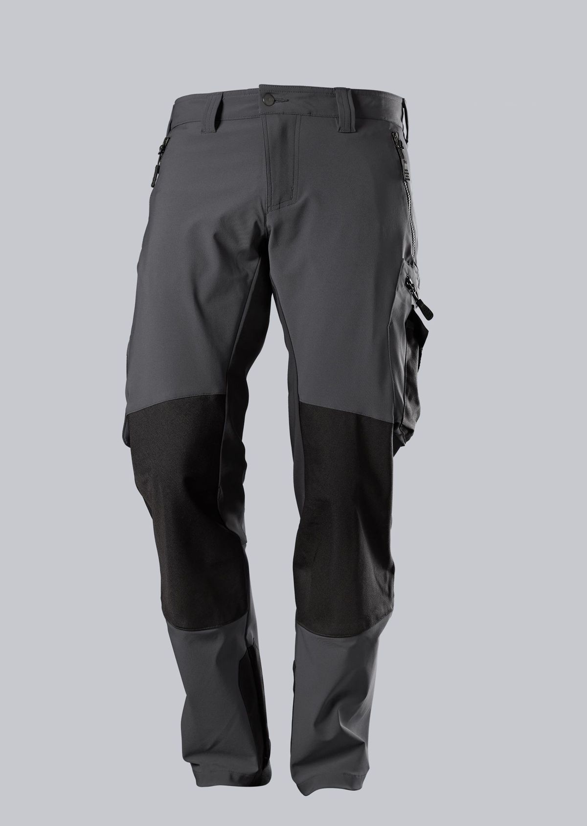 1861-620-5632_BP® Super-stretch work trousers with knee pad pockets_anthracite/black_Cover Image