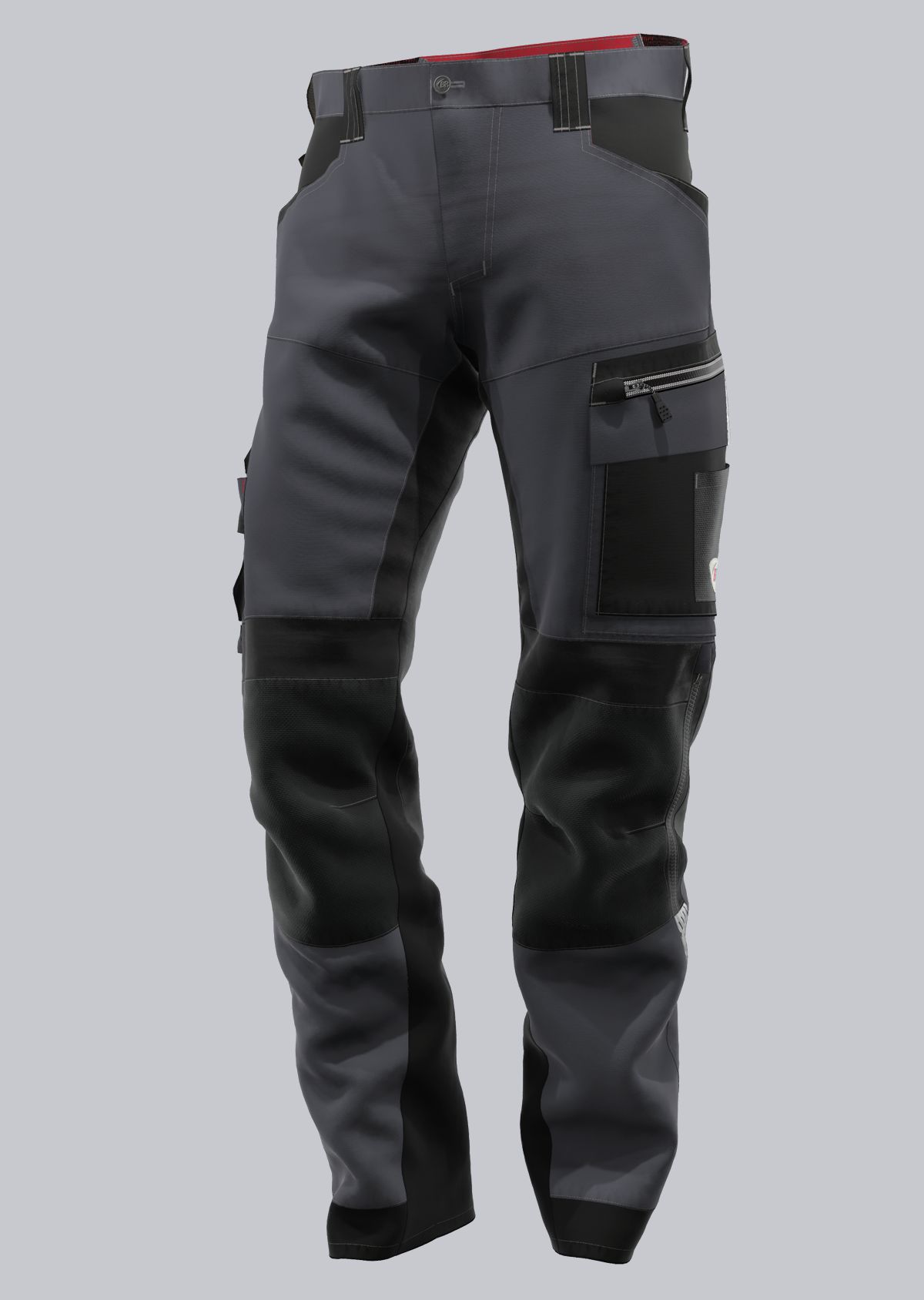 1968-570-5632_BP® Lightweight hybrid work trousers with knee pad pockets_anthracite/black_Cover Image