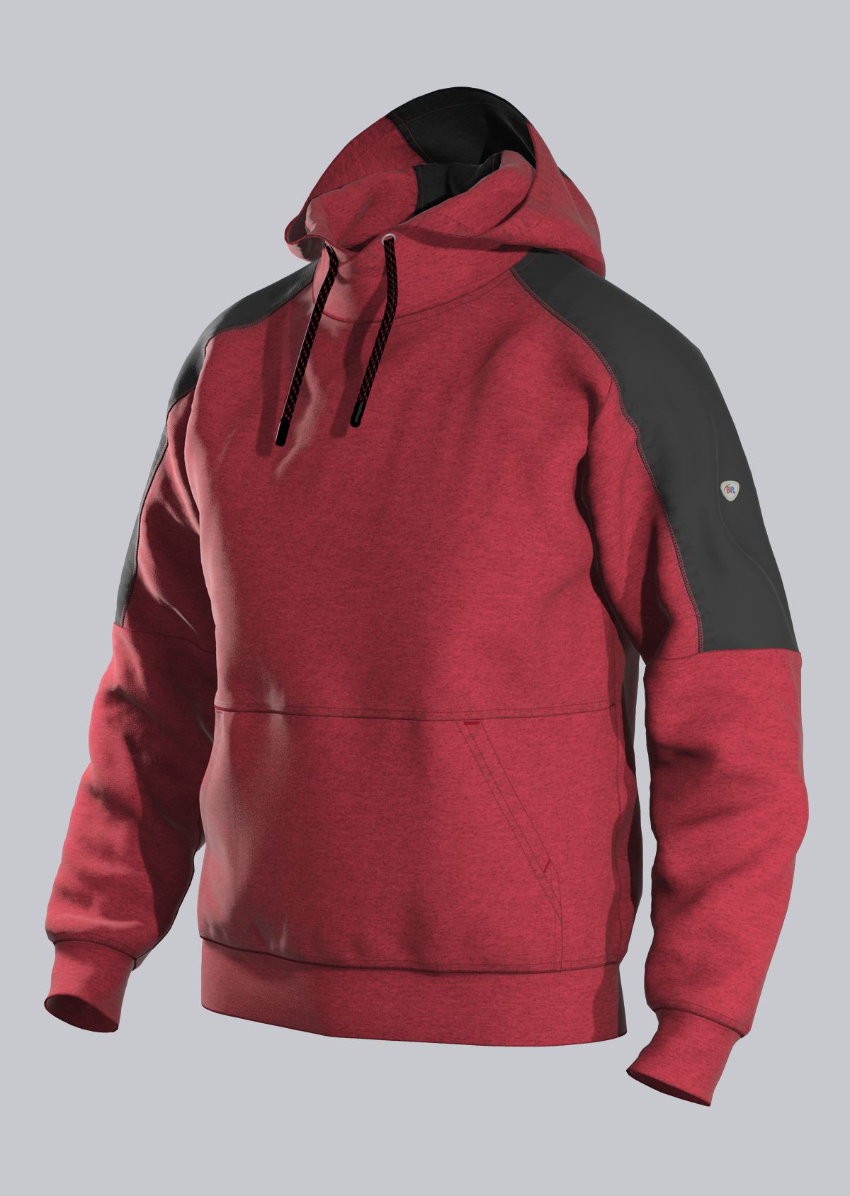 1721-293-8132_BP® Hoodie_red/black_Cover Image