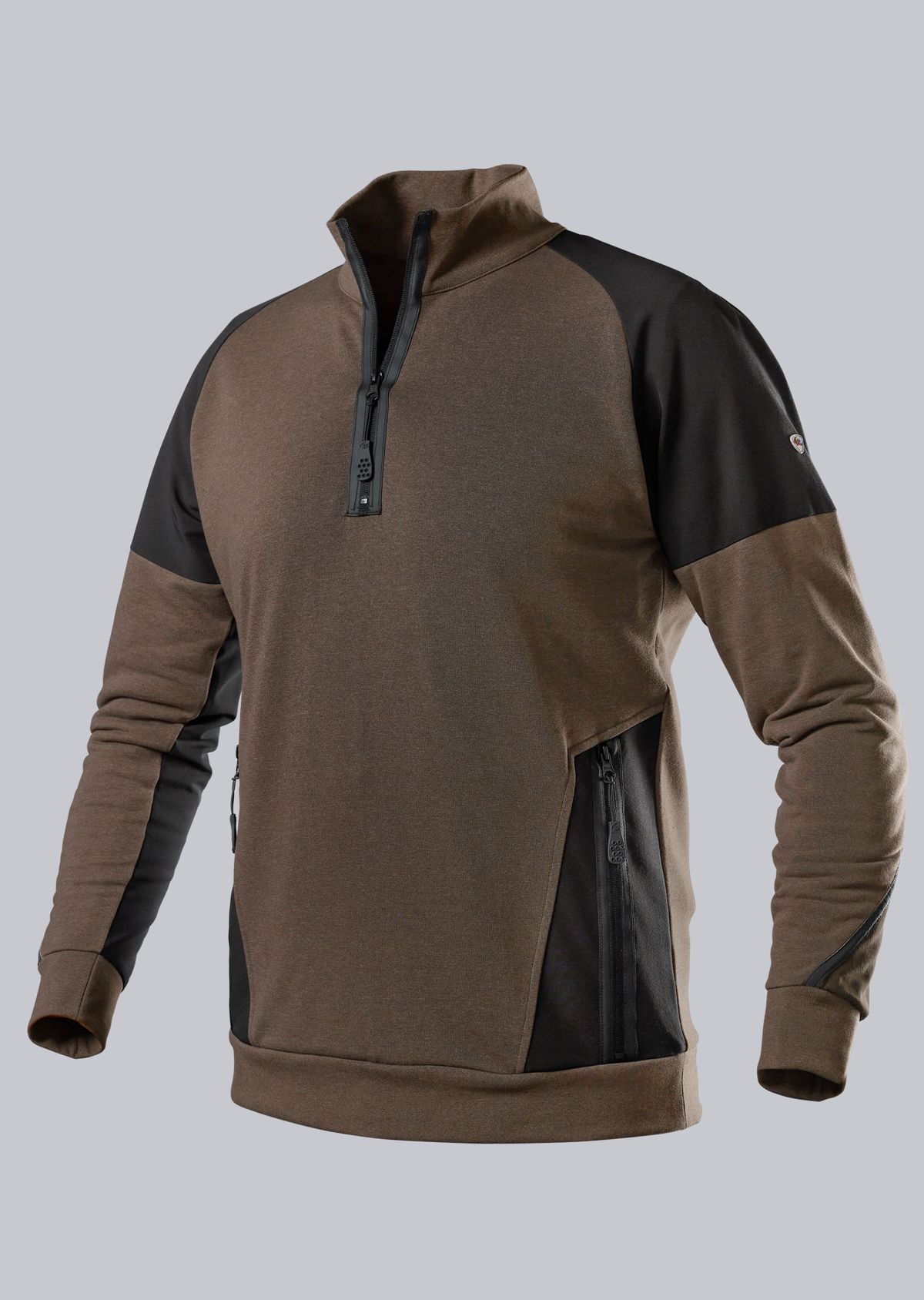 1828-293-4032_BP® Half-zip sweatshirt_falcon/black_Cover Image