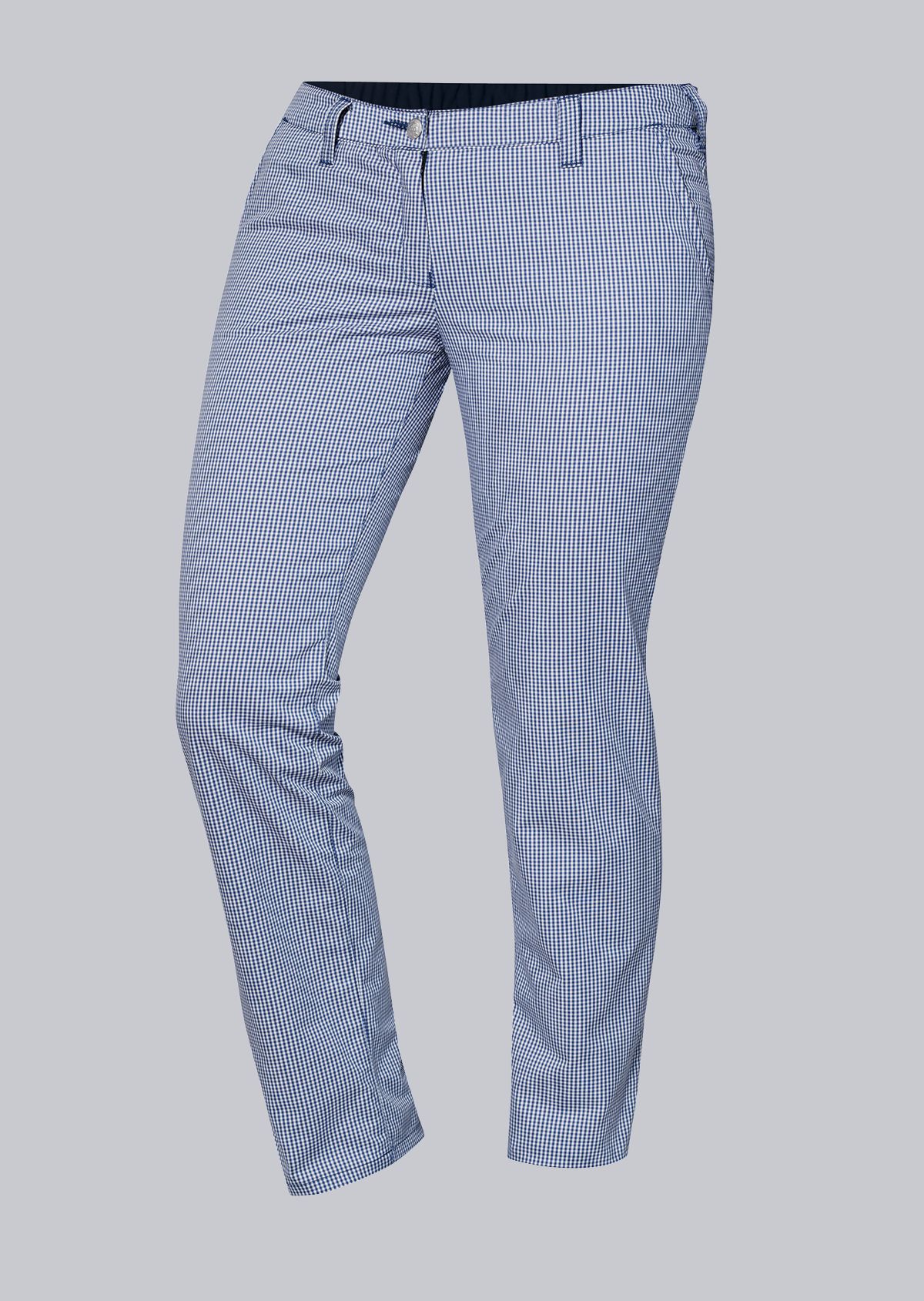 1734-930-19_BP® Women's chinos_blue-white check pattern_Cover Image