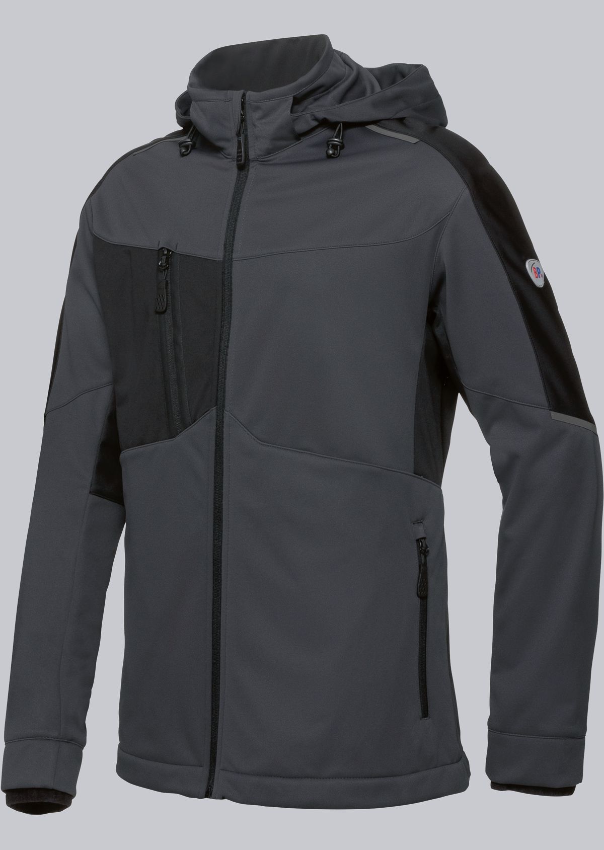 1830-992-5632_BP® Lightweight stretch soft-shell jacket_anthracite/black_Cover Image