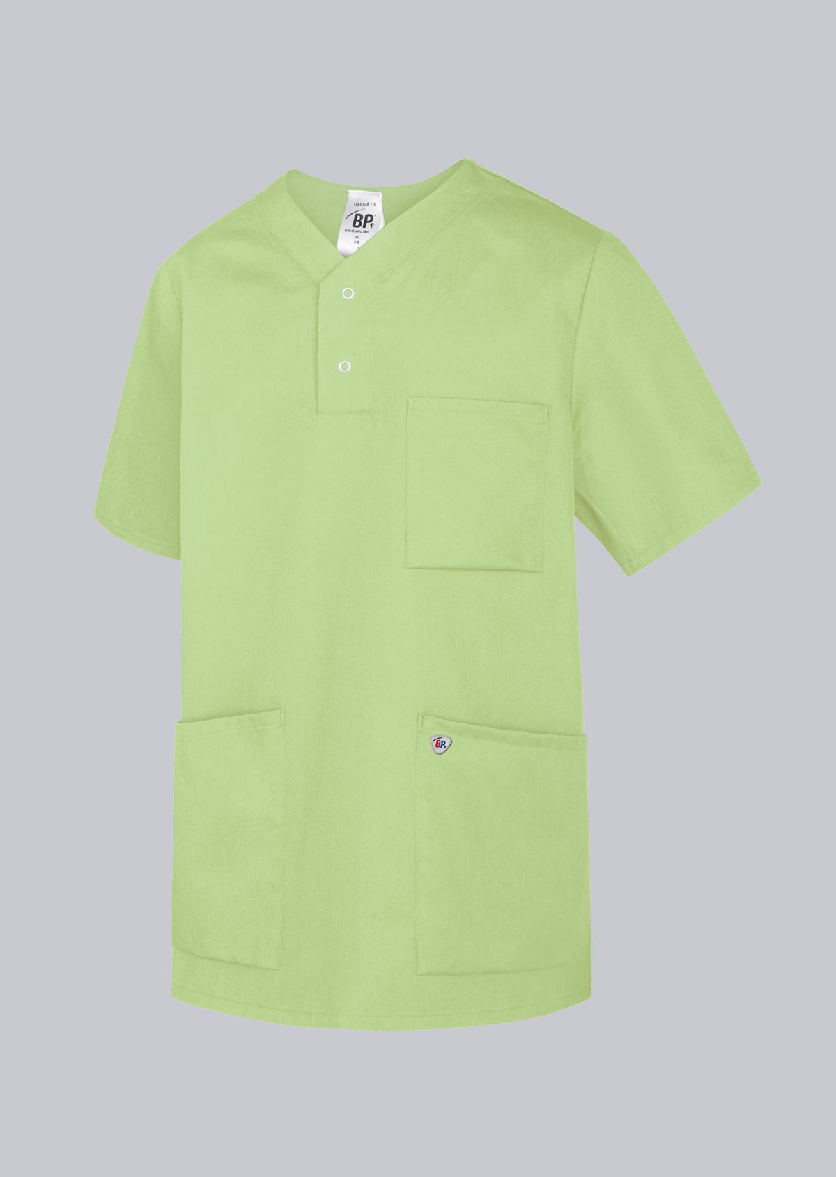 1741-853-78_BP® Tencel™ unisex slip-on tunic_light green_Cover Image